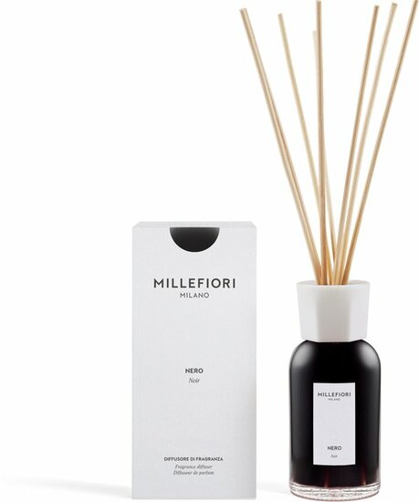 Millefiori Milano Geurstokjes 250 ml - Nero