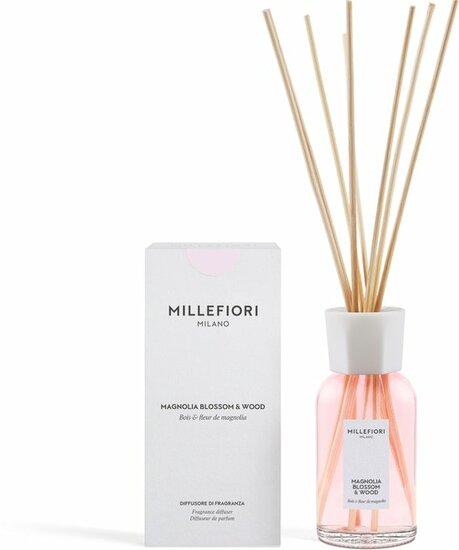 Millefiori Milano Geurstokjes 250 ml - Magnolia Blossom &amp; Wood