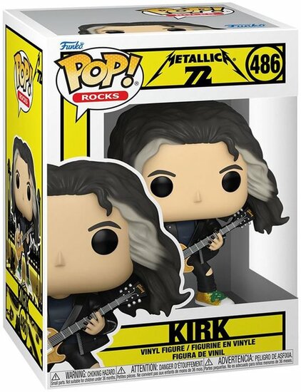 Metallica Kirk Vinyl Figur 486 Unisex Funko Pop! - Neutraal - Standard