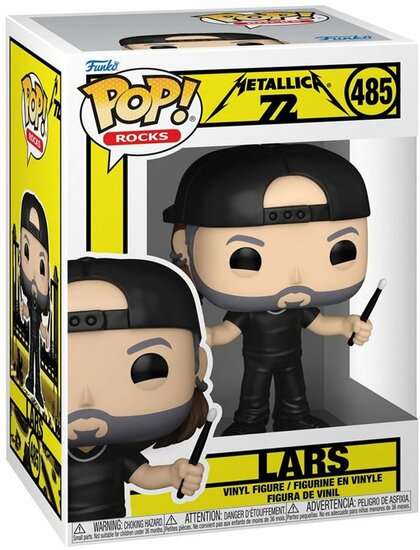 Metallica Lars Vinyl Figur 485 Unisex Funko Pop! - Neutraal - Standard