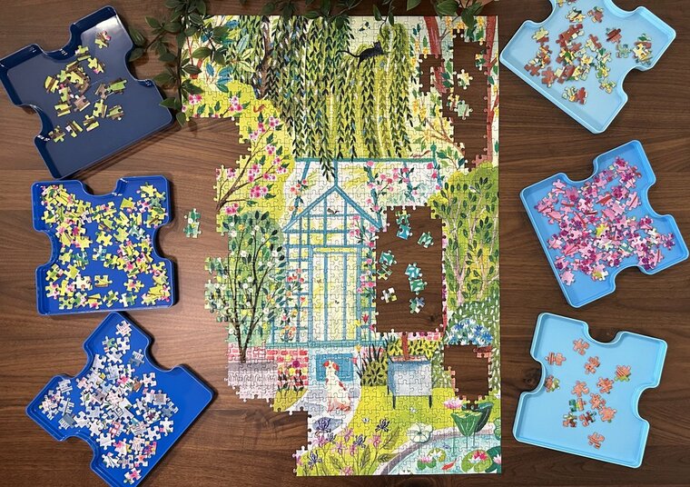 Jig &amp; Puz Puzzel sorteerdozen - 6 stuks accessoires voor puzzels - 3+ jaar