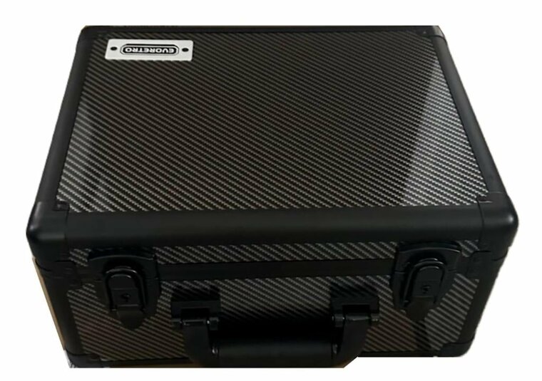 EVORETRO -  Graded Card Storage Box Carbon effect for 90 Cards