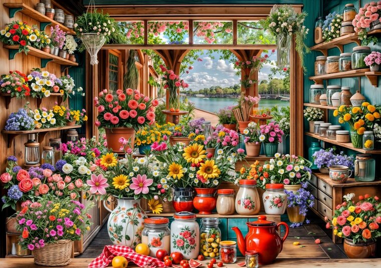 Grafika puzzel Floral Escape 2000 stukjes