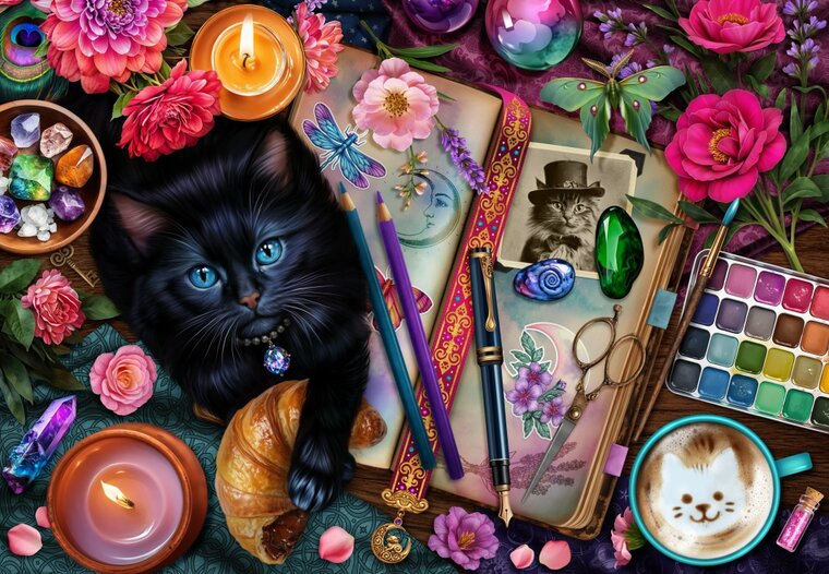 Bluebird Crafty Cats Legpuzzels 1000 Stukjes