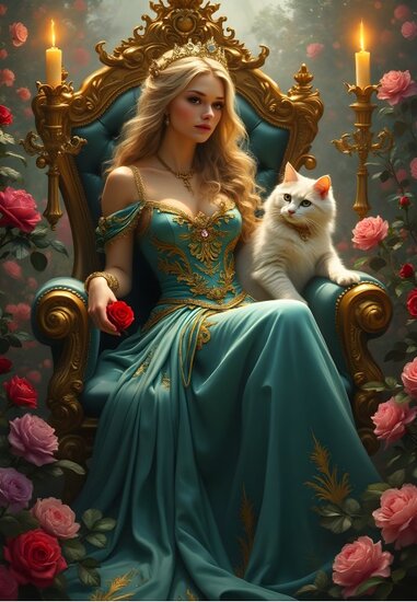 The Queen of Roses Puzzel 1000 Stukjes