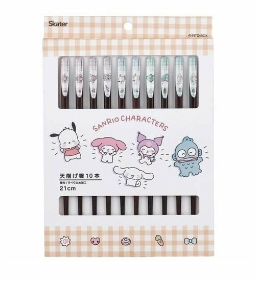 SANRIO - Set of 10 collectible chopsticks 21cm