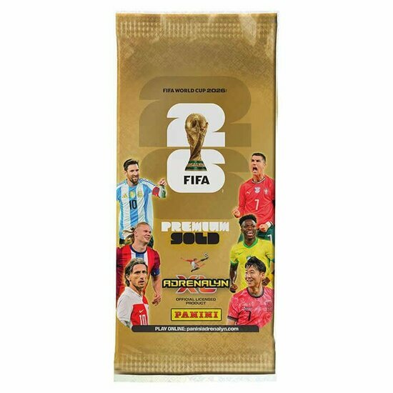 WORLD CUP 2026 -Panini Blister Prem.(1 Prem. Pack + 3 LE + 1 coin 350)