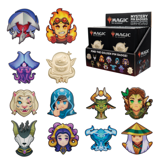 MAGIC THE GATHERING - Mystery Box of 12 Pin Badge