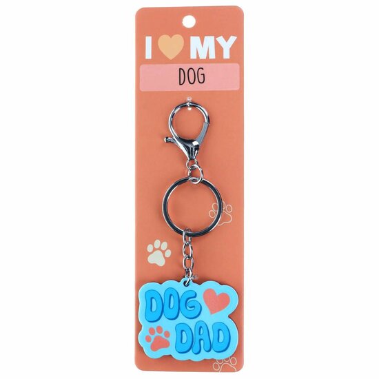 I love My - Dog Dad - Sleutelhanger