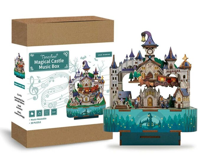 MAGICAL CASTLE - DIY Musical box - 111pcs