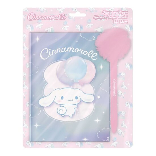 CINNAMOROLL - Gift Set Diary with lock + Pompom Pen