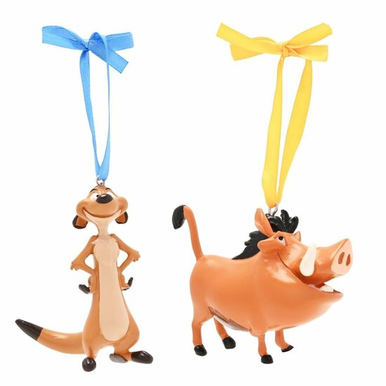 DISNEY - Timon &amp; Pumba - Set of 2 Hanging Decoration