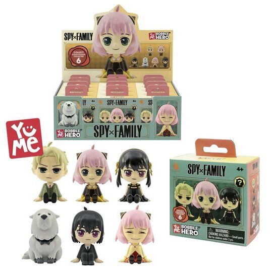 SPY X FAMILY - Bobble Hero - Assortiment 12 Figures 6cm - Blind Box