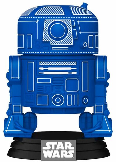 Star Wars R2-D2 (Blueprint) vinylfiguur 798 Unisex Funko Pop! - Neutraal - Standard