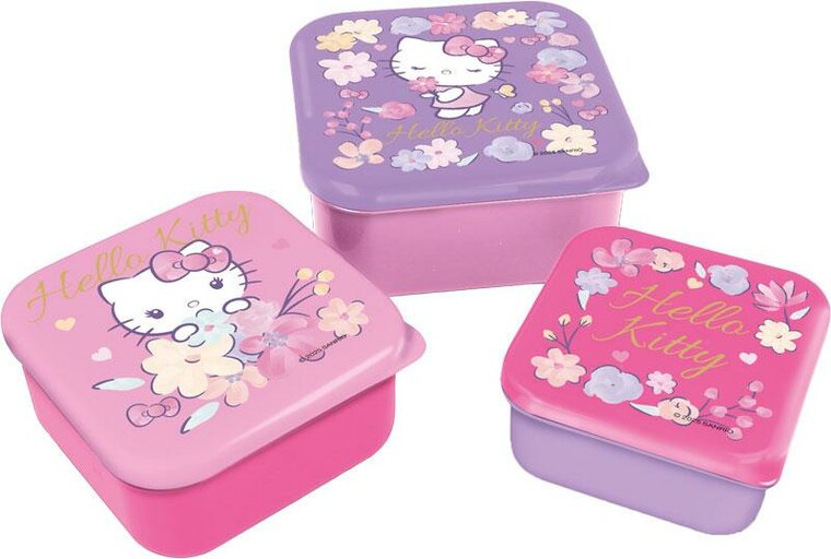 HELLO KITTY - Snack Boxes - 3 pcs HELLO KITTY - Snack Boxes - 3 pcs