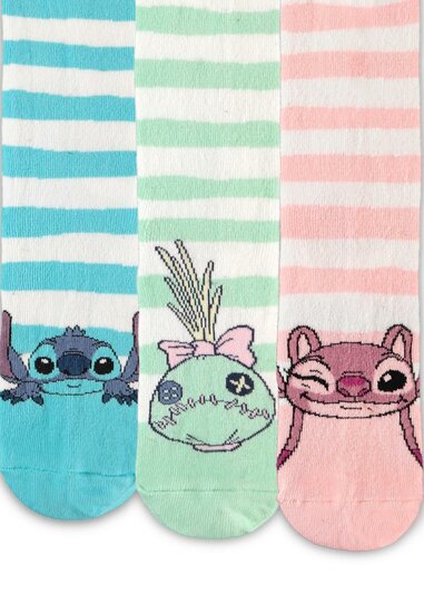 STITCH &amp; ANGEL &amp; SCRUMP - Pack of 3 pairs of socks (T39-42) STITCH &amp; ANGEL &amp; SCRUMP - Pack of 3 pairs of socks (T39-42)