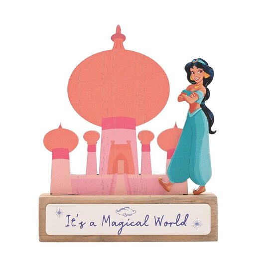 DISNEY PRINCESS - Jasmine - Mini Castle Plaque DISNEY PRINCESS - Jasmine - Mini Castle Plaque