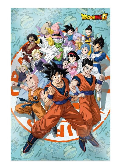DRAGON BALL SUPER - Univers - Poster 3D - 58x38cm DRAGON BALL SUPER - Univers - Poster 3D - 58x38cm