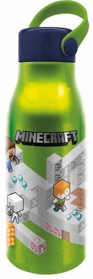 MINECRAFT - Aluminium Bottle with Handle - 760ml MINECRAFT - Aluminium Bottle with Handle - 760ml