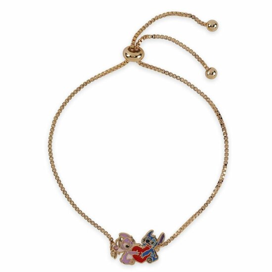 STITCH &amp; ANGEL - Golden Bracelet with Stitch Pendant 7mm STITCH &amp; ANGEL - Golden Bracelet with Stitch Pendant 7mm