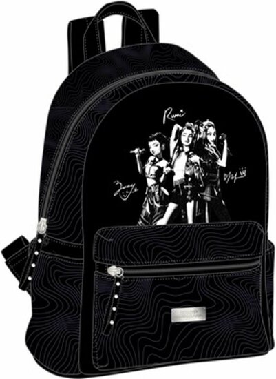 K-POP DEMON HUNTERS - Black - PU Backpack '28x24x12cm' K-POP DEMON HUNTERS - Black - PU Backpack '28x24x12cm'