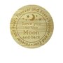 Bamboe deksel - Light Up - Love You to the moon and back