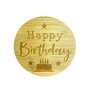 Bamboe deksel - Light Up - Happy Birthday