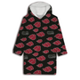 Naruto Hoodie Fleece Deken, Black Cloud - Volwassen - One Size