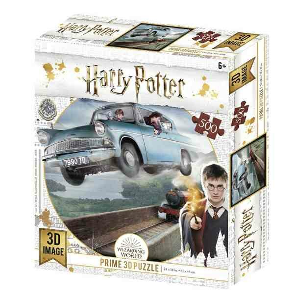 HARRY POTTER - Ford Anglia - Lenticular Puzzle 3D 500P '61x46cm'