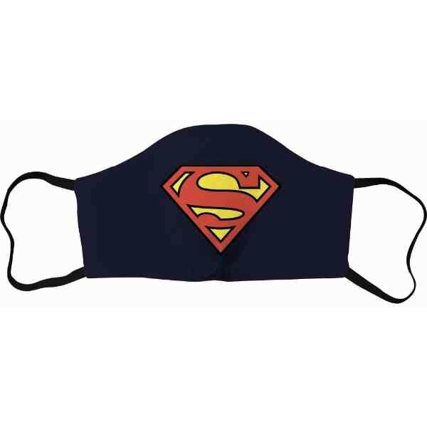 SUPERMAN - Navy Blue - Adult Face Cover