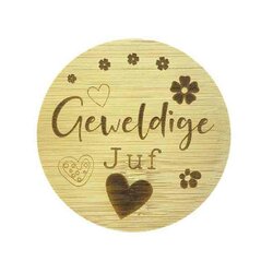 Bamboe deksel - Light Up - Geweldige Juf