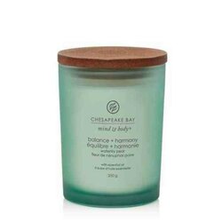 Chesapeake Bay Candle Balance & Harmony – Waterlily Pear Medium Candle