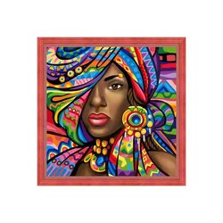 Diamond Paiting Ghana 40x40 cm vierkante steentjes