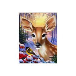 Diamond Painting Hertje and Mees 30x40 cm vierkante steentjes