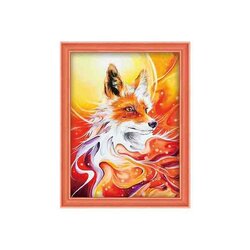 Diamond Painting Fire Fox 30x40 cm vierkante steentjes