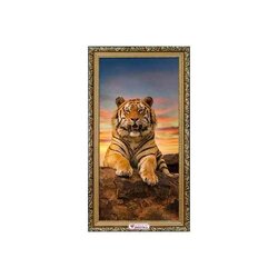 Diamond Painting Happy tiger 30*60 cm AZ-4142 vierkante steentjes