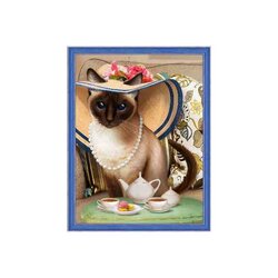 Diamond Painting Tea Party Size: 30x40 cm vierkante steentjes