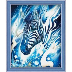 Diamond Painting Zebra  40x50 CM vierkante steentjes