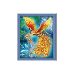 Diamond Painting Firebird 40 x 50 cm vierkante steentjes