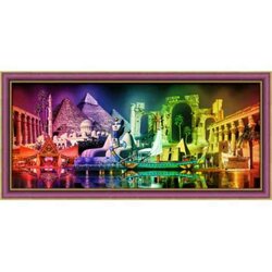 Diamond Painting  Colours of Egypt 70 x 30 cm vierkante steentjes