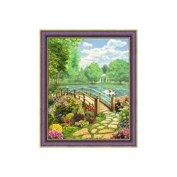 Diamond Painting Sunny Day  40 x 50 cm vierkante steentjes