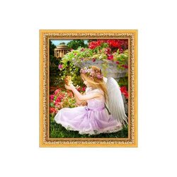 Diamond Painting Angel in the Garden   40 x 50 vierkante steentjes