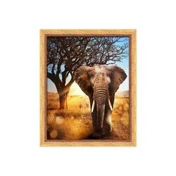 Diamond Painting African Elephant     40  x 50 cm Vierkante steentjes