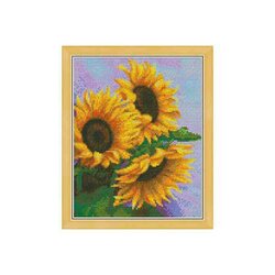 Diamond Painting kit 3 Sunflowers 24x30