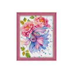 Diamond Painting Kit Watercolor Fantasy 40 x 50 cm vierkante steentjes