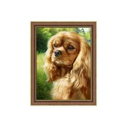 Diamond Painting Spaniel 30 x 40 cm vierkante steentjes