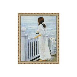 Daimond Painting kit Bride of the Sailor 40x 50 cm Vierkante steentjes