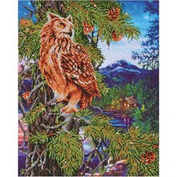 Diamond Painting DD12.025 DIAMOND DOTZ® - 47x59cm - Twlight Wisdom