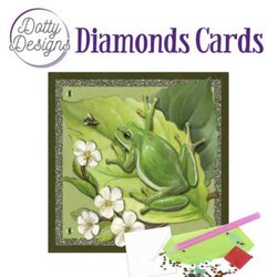 Dotty Designs Diamond / Wenskaart  Cards - Frog