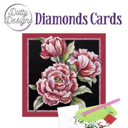 DDDC1091 Dotty Designs Diamond Cards - Pink Roses